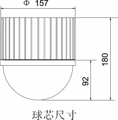 三星球尺寸